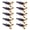 Slowly sink-Dark brown, variant on 10Pcs Soft Fishing Lures Set, 8.70cm Crawfishes Baits Shrimp Artificial Shrimp Lures for Freshwater and Saltwater