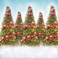 thumbnail image 2 of Meneely, Dan 12x12 Black Ornate Wood Framed with Double Matting Museum Art Print Titled - Oh Christmas Trees, 2 of 4