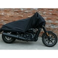 thumbnail image 2 of Unique Bargains 210T Motorcycle Half Cover Outdoor Rain Dust UV Protection Black M, 2 of 7