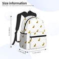 thumbnail image 4 of Picia Gold Rabbit Large Capacity Backpack Classic Style Backpack Casual Backpack Water-Resistant School Work Travel Outdoor Backpack, 4 of 8