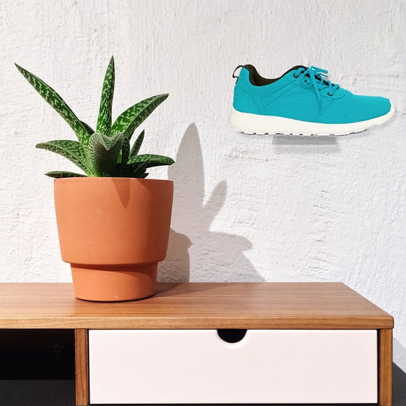 AURARMLET 6Ud Mueble De Exhibición Para Zapatillas Deportivas Con Soporte Acrílico Transparente