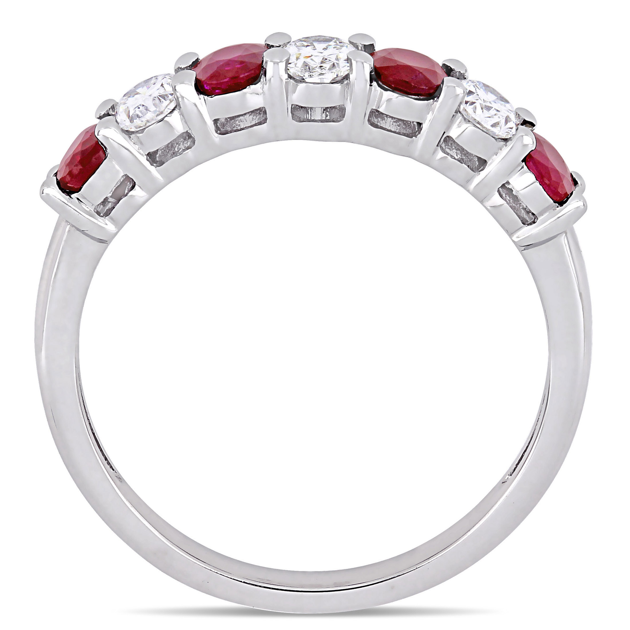 Everly Women's Ruby 14k White Gold Ring