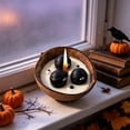 thumbnail image 6 of SLYNSHome Halloween Aromatherapy Candle, Coconut Shell Wax Scented Candle With Ghost Spider Pumpkin Figurines, Creative Gift For Holiday Home Decor Display,Black, 6 of 6