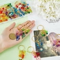 thumbnail image 3 of 20Pcs 5 Styles Alloy Enamel Keychain Cute Heart Butterfly Key Rings with Colorful Acrylic Beads Multi Style Pendant Decoration Key Chain for Car Key Bag Decoration 7~8.5cm DIY, 3 of 7