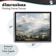 thumbnail image 4 of Stupell Industries Transitional Everything Under The Sun Black Floating Frame Canvas Art, 21 x 17, by Franklyn Gregory, 4 of 8
