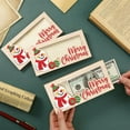 thumbnail image 2 of 3 PcsChristmas Money Holder Gift - Wooden Merry Christmas Box with Slot for Cash, Gift Card, Insert - Holiday Welcome Sign Decor for Xmas Money Box Holiday Party Favors Xmas Wood Cash Decor, 2 of 5