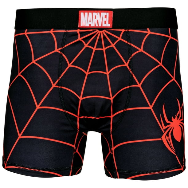 Spider-Man Miles Morales Character Armor Style Boxer Briefs-XLarge (40-42)  