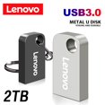 thumbnail image 2 of Lenovo-Mini Pen Drive de 2TB, 1TB, 512GB, memoria portátil, resistente al agua, disco U de alta velocidad, USB 3,0, transmisión de datos, unidad Flash USB de Metal qym unisex, 2 of 2