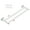White, variant on Adjustable 16 to 27.6 Inch Double Bath Towel Bar, ZUEXT Bright Finished Stainless Steel Towel Holder, Wall Mount Expandable Hand Towel Rod for Bathroom Kitchen Washroom,1" Tube Towel Rail Racks