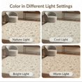 thumbnail image 7 of ODIKA Beige Neutral Faded Border Decorative Pile Vintage Extra Stain Resistant Flatwoven for Entryway, Kitchen, Mudroom, 7 of 7