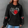 thumbnail image 1 of DPTALR Femmes Imprimé Col Rond Manches Longues Desserrer Sweat-Shirt Unique Tops Pull-Over Blouse, 1 of 4