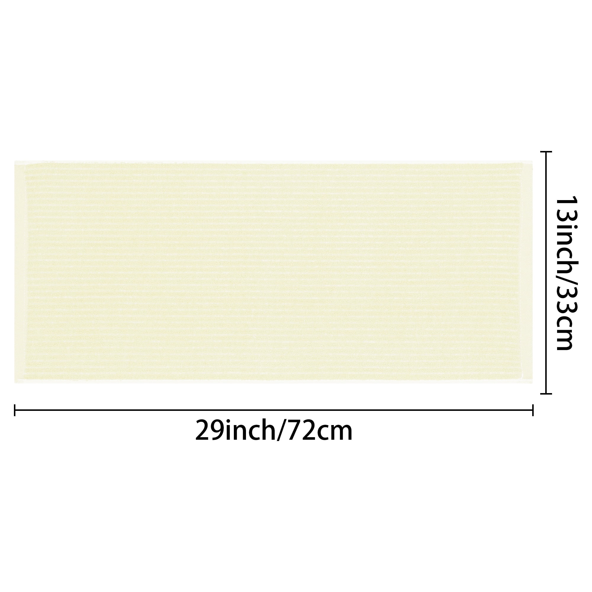 Unique Bargains 4 Pcs Hand Towels Absorbent Towel Light Yellow/Grey 13" x 29"