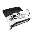 thumbnail image 3 of HELLHERO Polyester Book Sleeve Protector Pouch for Readers - Gift Bag for Travel Book Protection, 11.42 x 8.66 Inch Cartoon Panda, 3 of 8