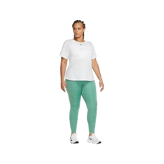 Nike One Training Tights (Plus Size) Womens Active Pants Size Xxxl, Color: Green