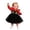 X1 Red, variant on Ticikt Girls Halloween Cat Print Long Sleeve Dress, Ruffle Sleeve Tulle Tutu Princess Party Outfit