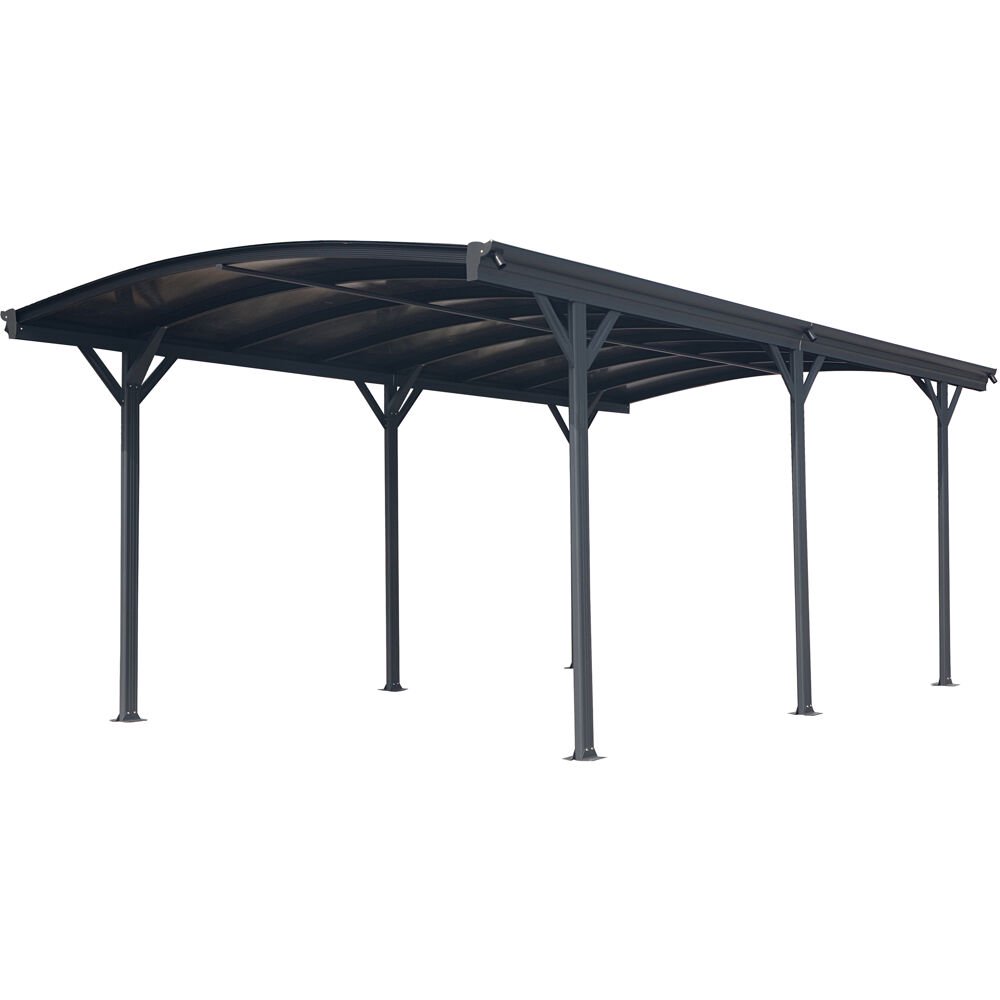 Hanover 19Ft. x 10Ft. Aluminum ArchRoof Carport with Polycarbonate