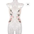thumbnail image 1 of Mono Sexy Bordado Flor Body Hollow Lace Lencería Ropa de dormir, M Speravity XX000117-02, 1 of 7