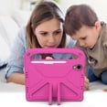 thumbnail image 4 of iPad Mini 7 Case Kids, iPad Mini 6 Case Kids, EVA Handle Kickstand Kids Friendly Case with Shoulder Strap Lightweight Shockproof Protective Case for Apple iPad mini 6 7 8.3",Rose, 4 of 6