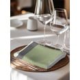 thumbnail image 6 of Sage Green Morocco Cloth Napkins Set of 6 Reusable Dinner Napkins, Modern Stitching Geometric Striped Grey Cocktail Napkin Washable Table Napkins for Wedding/Holiday Party/Baby Shower 20"x20", 6 of 7