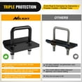 thumbnail image 5 of Nilight Trailer Hitch Tightener for 2 1/2 inch Trailer Hitches 2.5 inch Hitch Mount Anti Rattle Heavy Duty Steel with Rubber Anti-Rust Triple Protective Matte Black, 5 of 7