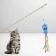 thumbnail image 4 of Gato varita juguete gato rascarse entrenamiento ejercicio interactivo varilla juguete Azul Zulema Juguetes de varitas para gatos, 4 of 8