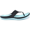 thumbnail image 2 of Strive Ilya Women's Leather Orthotic Toe Post Sandal In Black Size 10.5/11, 2 of 6
