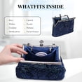 thumbnail image 4 of GASTROPOD Vintage Clutch Purse Beaded Evening Bag for Women Formal Bridal Sequin Handbag Clutch for Wedding/Prom/Cocktail Wedding Guest Purse, 4 of 7