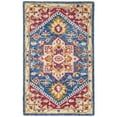 thumbnail image 2 of SAFAVIEH Aspen Gamal Floral Bordered Wool Area Rug, Navy/Fuchsia, 8' x 10', 2 of 6