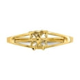 thumbnail image 5 of 14K Yellow Gold Ring Band Themed Mini Butterfly, Size 8, 5 of 5