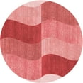 thumbnail image 1 of Ahgly Company Machine Washable Indoor Square Transitional Light Coral Pink Area Rugs, 3' Square, 1 of 7