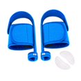 thumbnail image 3 of Enderezadores del gordo del pie,Enderezadores de gordo del pie transpirables ajustables suaves,Correas elásticas acolchadas extraíbles y portátiles para mujer,Cinturones Azul, 3 of 8