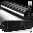 thumbnail image 1 of GoHawk RE9-X Waterproof Bluetooth Motorcycle Stereo Speakers LED Soundbar Handlebar Mount MP3 Music Player Audio Amplifier System ATV 4 Wheelers USB FM Radio, 1 of 9