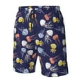 thumbnail image 4 of Logiee Colorful Jellyfish Print Mens Swim Trunks Quick Dry Board Shorts,Breathable Hawaii Beach Shorts Swimwear Bathing Suits-, 4 of 6