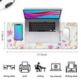 thumbnail image 4 of Experience Smooth Control with Beautiful Flowers Plants Mouse Pad - Personalized Design, Premium-Textured, Washable - Non-Slip Base, 31.5x11.8 Inch, 4 of 7