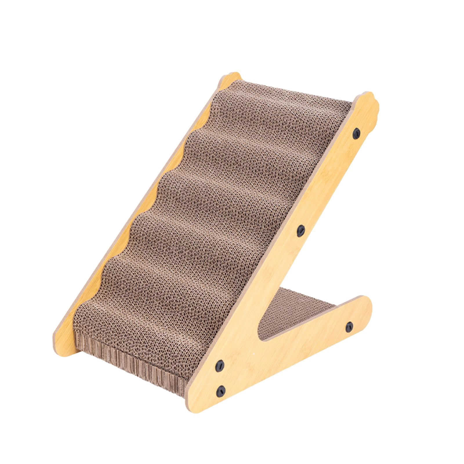 Bothyi Cat Scratcher Cardboard Stable Triangular Structure Space Saving Scratch Pad for