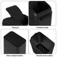 thumbnail image 3 of Sandmovie 3-Pack Garbage Can with Swing Top Lid, 4.5 Gallon Plastic Trash Bins, Black, 3 of 7