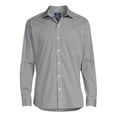 Men's Slim Fit Gingham Dress Shirt