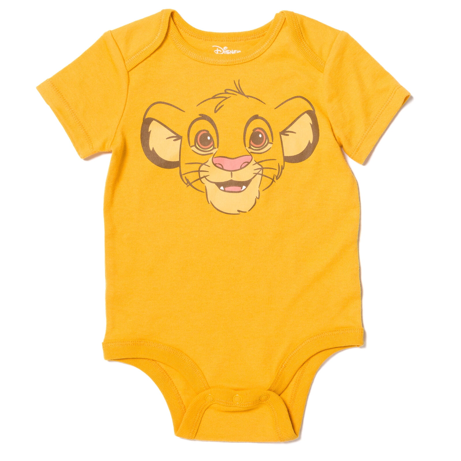Disney Lion King Simba Newborn Baby Boys Bodysuit Pants and Hat 3 Piece Outfit Set Newborn to Infant