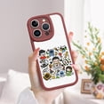 thumbnail image 2 of Funda de goma TPU con patrón de dibujos animados elegante y duradera para iPhone: proteja su teléfono con un toque creativo, 2 of 3
