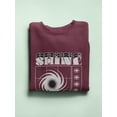 thumbnail image 3 of Poster Spiral Techno Style Sweatshirt Women -Image by Shutterstock, Female 3X-Large, 3 of 4