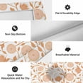 thumbnail image 6 of Orange Flowers Outdoor Rug for Patio/Deck/Porch, Non-Slip Large Area Rug 5 x 7 Ft, Vintage Chic Farmhouse Plants Floral Indoor Outdoor Rugs Washable Area Rugs, Reversible Camping Rug Carpet Runner, 6 of 8