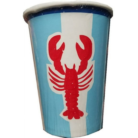 Summer 'Summer Stripes' 9oz Paper Cups (8ct)