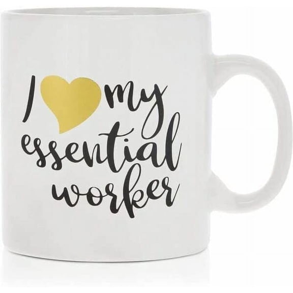 for Ceramic Coffee Mug, I Love My Essential Worker (15 oz) Supplier for Home Décor