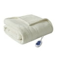 thumbnail image 4 of Beautyrest Heated Microlight to Berber Solid Throw, 60x70", Ivory, 4 of 9