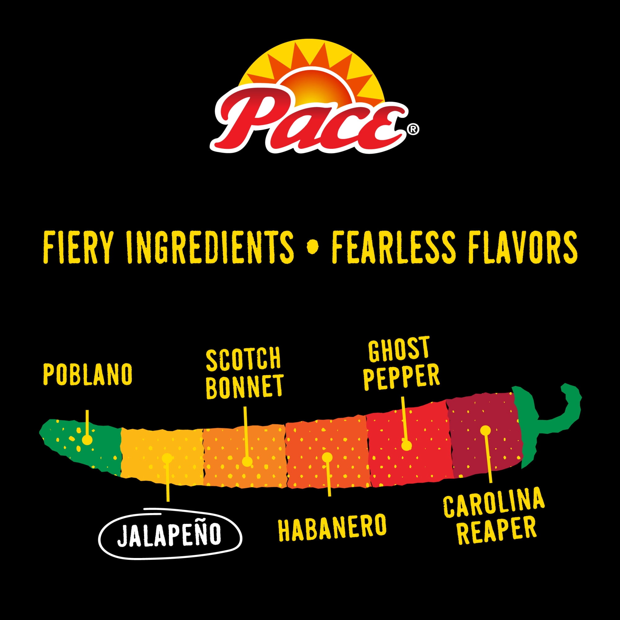 (2 pack) Pace Balsamic Strawberry Jalapeno Salsa, 16 oz Jar