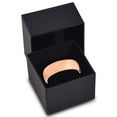 thumbnail image 2 of Tungsten Wedding Band Ring 7mm for Men Women Comfort Fit 18K Rose Gold Plated Plated Domed Polished Lifetime Guarantee, 2 of 5