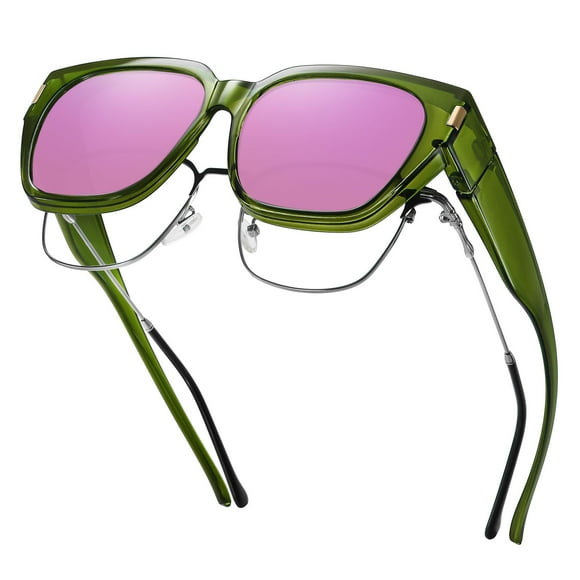 Gafas de Sol Polarizadas UV400 HAOLOTA para Usar Sobre Anteojos - Mujeres y Hombres