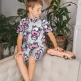 thumbnail image 4 of Balery Baby Cow Conjunto de Pijama Infantil de Manga Corta con Estampado – Ropa de Dormir de Algodón Suave-3X-Large, 4 of 6