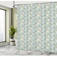 thumbnail image 5 of Ambesonne Floral Shower Curtain, Leaves with Pointy Edges, 69"Wx84"L, Multicolor, 5 of 5
