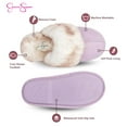 thumbnail image 3 of Jessica Simpson Comfy Faux Fur Womens House Slipper Scuff Memory Foam Slip On Anti-Skid Sole, 3 of 9